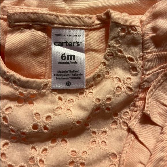 Carter's Orange Ruffled Jumpsuit - Picture 3 of 3